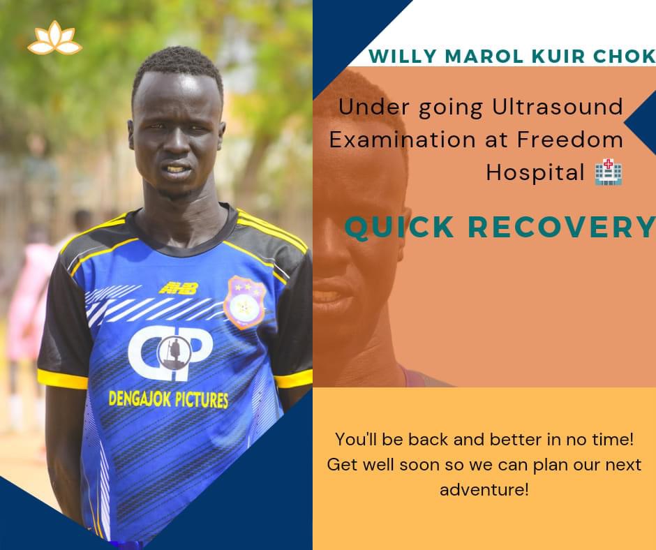 Super Star FC Player Willy Injured in Intense Match Against El-Merriekh FC