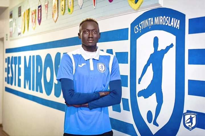 South Sudan National Team Forward Dani Lual Gumnok joins Romania Liga III club Miroslava