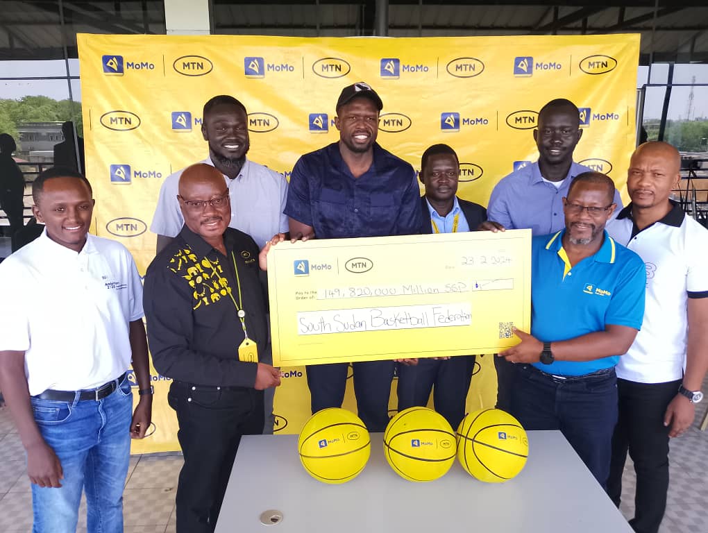 MTN South Sudan Partners with National Basketball Team, Commits to Continued Support