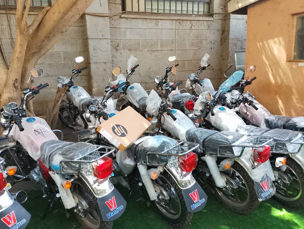 SSNBS Enhances Staff Mobility with 18 New Laptops and 10 Motorbikes