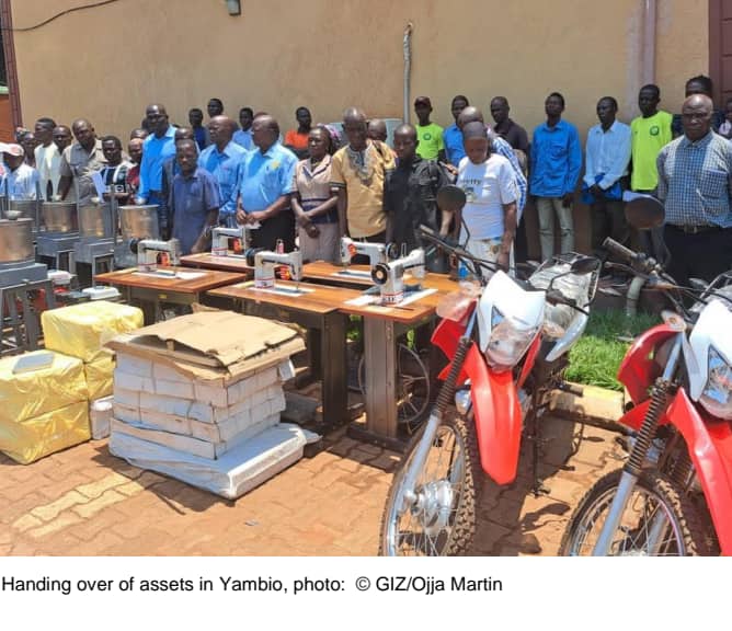 GIZ Empowers Smallholder Farmers in South Sudan with Machines and Motorbikes