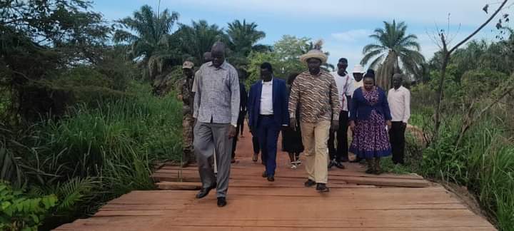 National Minister of Roads and Bridges Inspects Reconstruction of Kuyango Bridge in South Sudan’s Western Equatoria State