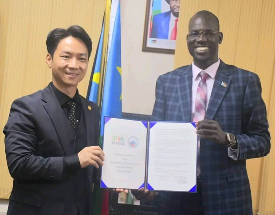 Ministry of Youth & Sports, South Korean Organization Sign MOU to Promote Peace and Youth Empowerment 