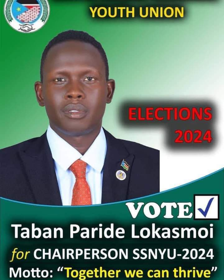 Taban Paride Lokasmoi Wins South Sudan National Youth Union Chairperson Position in Tightly Contested Election