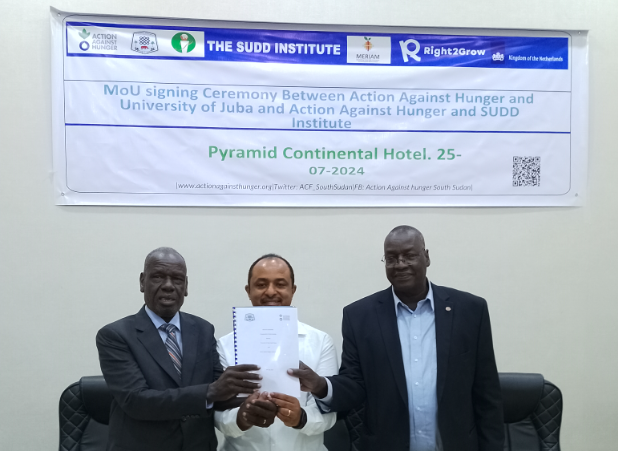 Action Against Hunger Partners with University of Juba and SUDD Institute to Drive Research Agenda for South Sudan’s Development