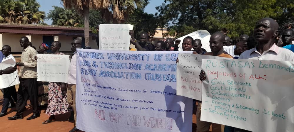 University of Rumbek Lecturers Demand Unpaid Salaries in Ongoing Strike