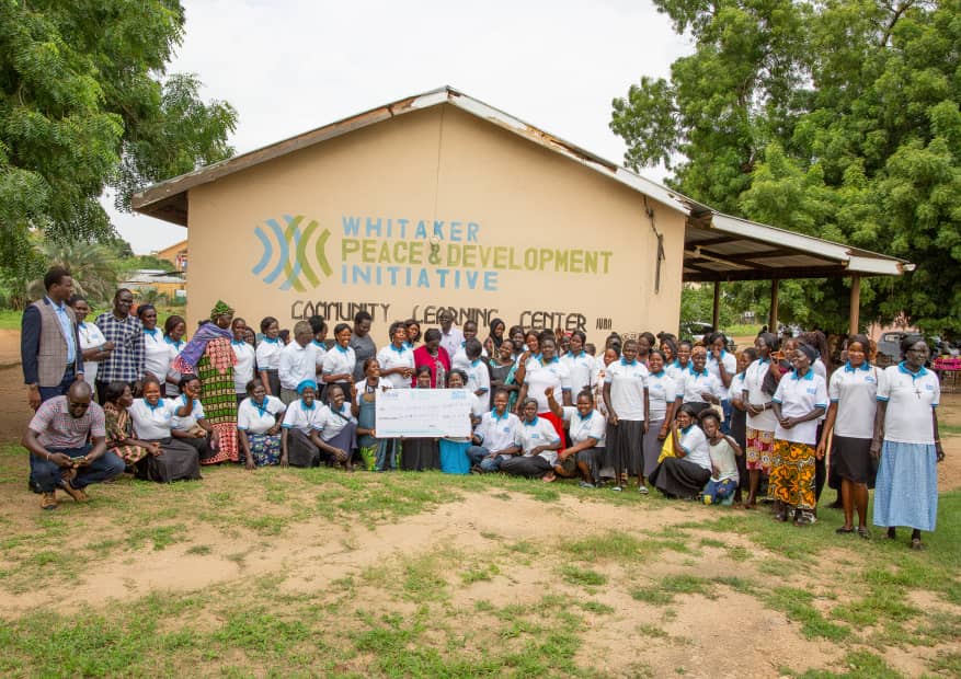 Empowering Women Entrepreneurs: 50,000 USD Dummy Cheque Presented to Juba and Terekeka Business Groups