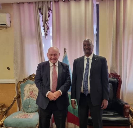 South Sudan Vice President and UK Ambassador Discuss R-ARCSS Extension and Flood Relief Efforts