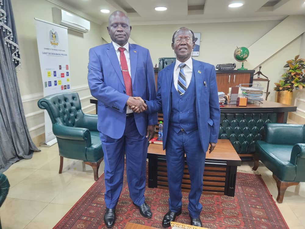 Deputy Governor of Western Equatoria State Engages with Vice President on State Development Priorities