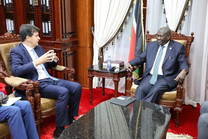 First Vice President Machar and Spain’s Ambassador Discuss Enhancing Bilateral Relations and Peace Implementation in South Sudan