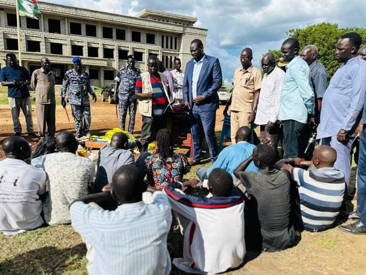 Juba County Commissioner Eminently Acts Against Land Grabbing, Arrests Suspects in Kabu