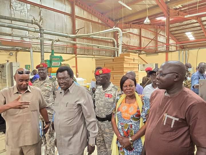 Governor Jadalla Champions Agricultural Growth During Visit to Carnak Tobacco Factory in Yei